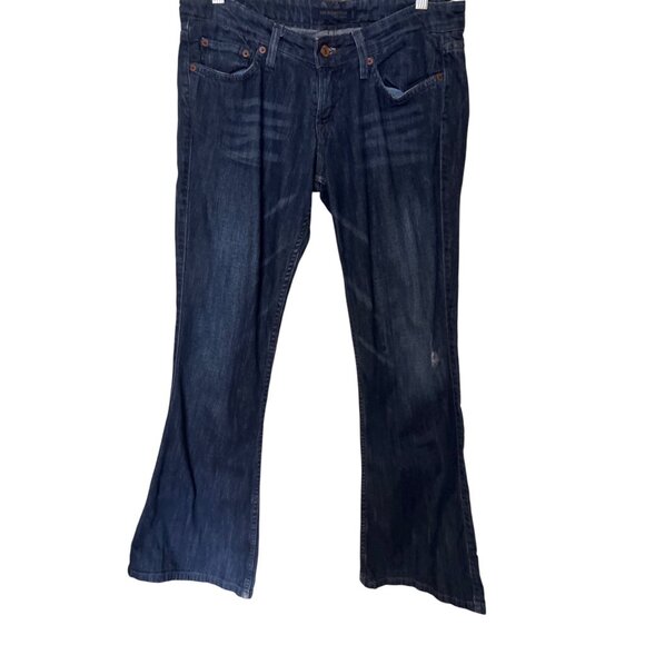 Levis 524 Too Superlow Bootcut Jeans 7 Medium Cowgirl Western Rodeo Ranch - Picture 1 of 12
